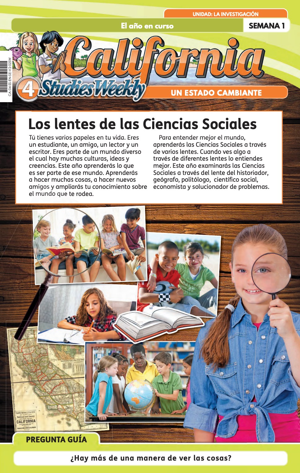 Studies Weekly Fourth Grade Student Text Spanish Single Copy