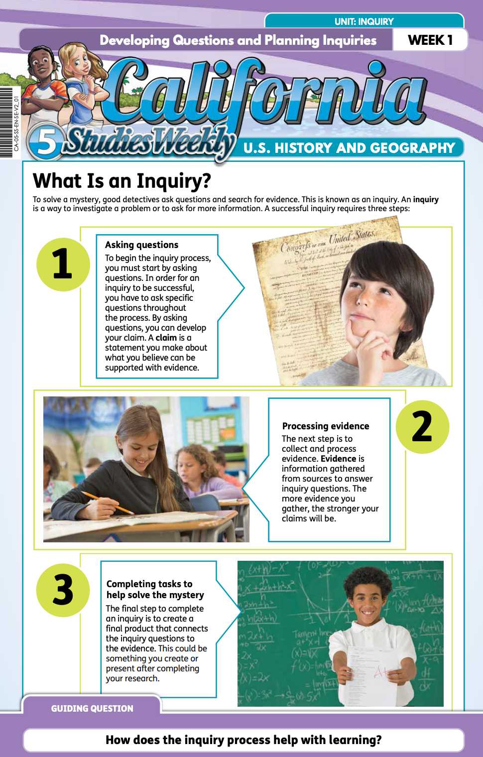 Studies Weekly Fifth Grade Student Text English Single Copy