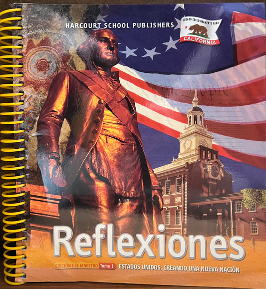 Harcourt Fifth Grade Reflexiones Tomo 1 (Teacher Edition, Spanish)