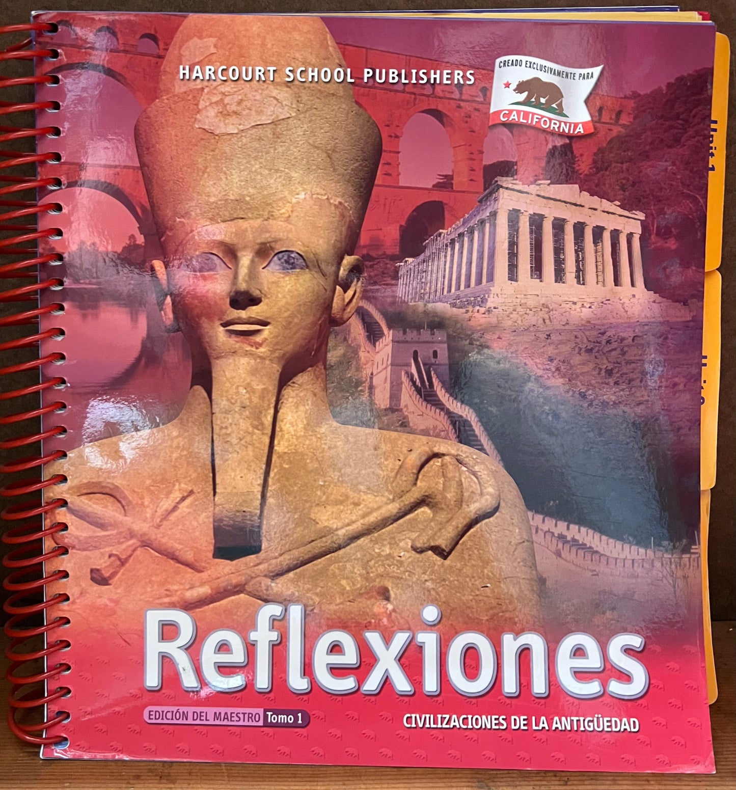 Harcourt Sixth Grade Reflexiones Tomo 1 (Teacher Edition, Spanish)