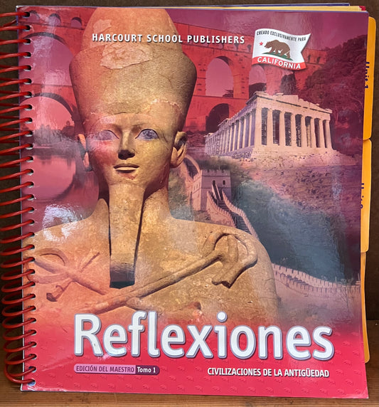 Harcourt Sixth Grade Reflexiones Tomo 1 (Teacher Edition, Spanish)
