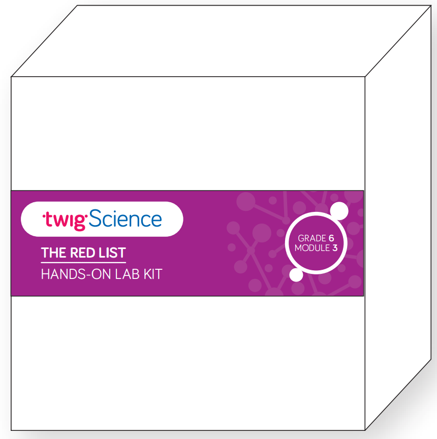 Twig Science Sixth Grade Module 3: The Red List (Science Kit)