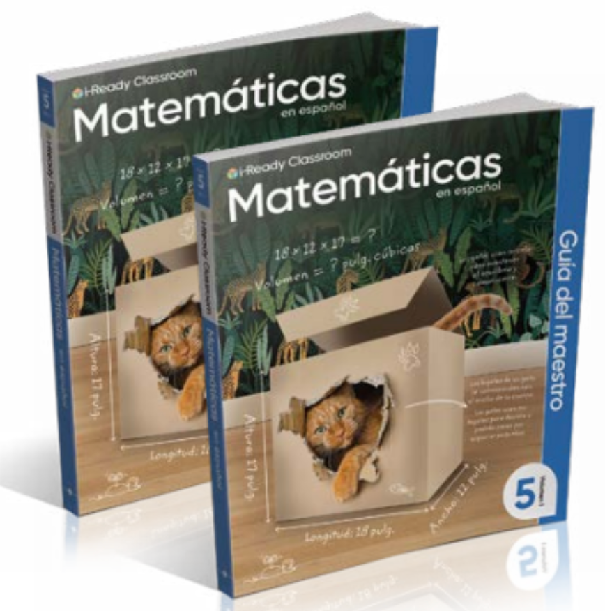 i-Ready Fifth Grade Classroom 2024 Common Core Mathematics Volume 2 (Teacher Guide, Spanish)