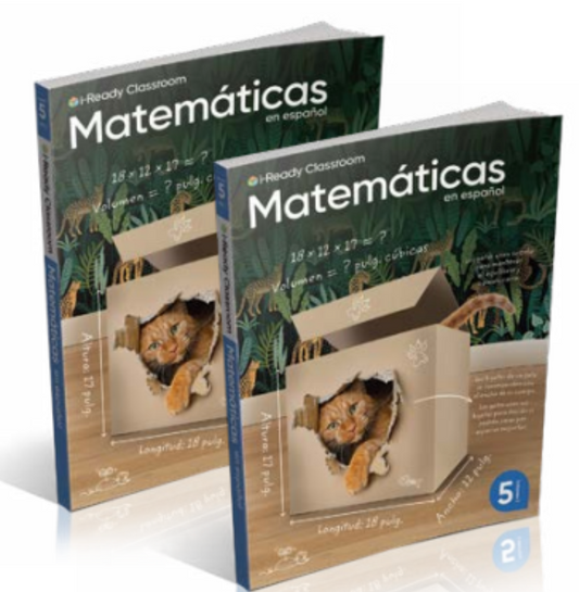 i-Ready Fifth Grade Classroom 2024 Common Core Mathematics Volume 2 (Student Worktext, Spanish)