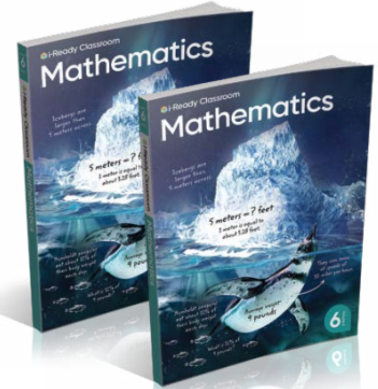 Math Redy i-Ready Sixth Grade Classroom 2024 Common Core Mathematics Volume 1 (S ...