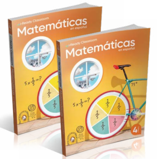 i-Ready Fourth Grade Classroom 2024 Common Core Mathematics Volume 1 (Student Worktext, Spanish)