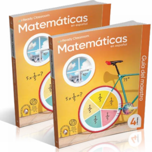 i-Ready Fourth Grade Classroom 2024 Common Core Mathematics Volume 2 (Teacher Guide, Spanish)