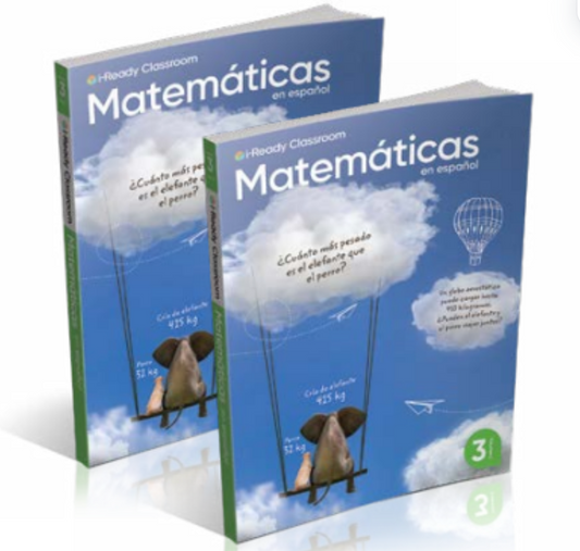 i-Ready Third Grade Classroom 2024 Common Core Mathematics Volume 2 (Student Worktext, Spanish)