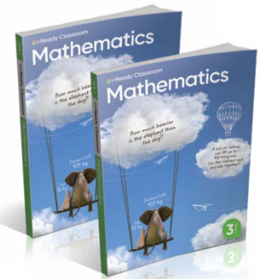 i-Ready Third Grade Classroom 2024 Common Core Mathematics Volume 1 (Student Worktext)