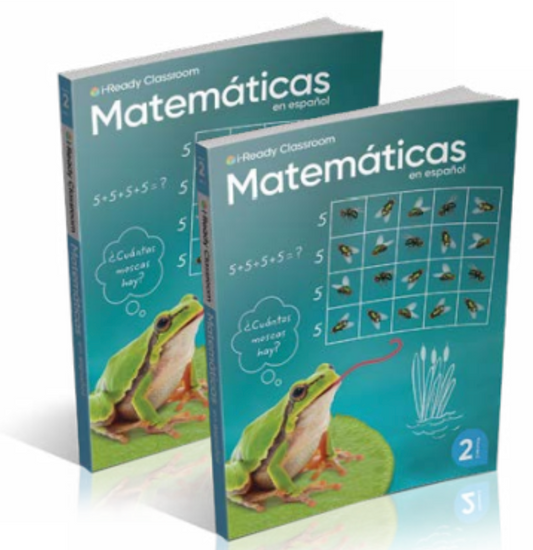 i-Ready Second Grade Classroom 2024 Common Core Mathematics Volume 2 (Student Worktext, Spanish)