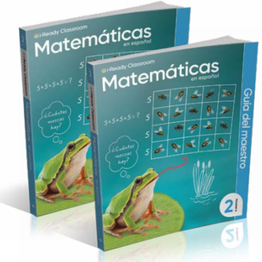 i-Ready Second Grade Classroom 2024 Common Core Mathematics Volume 1 (Teacher Guide, Spanish)