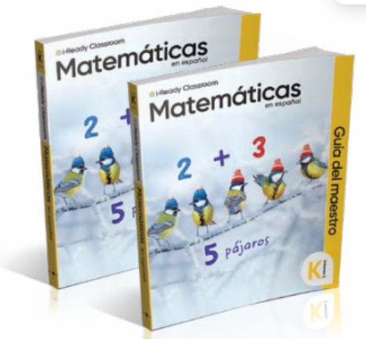 i-Ready Kindergarten Classroom 2024 Common Core Mathematics Volume 1 (Teacher Edition, Spanish)