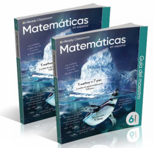 i-Ready Sixth Grade Classroom 2024 Common Core Mathematics Volume 2 (Teacher Guide, Spanish)
