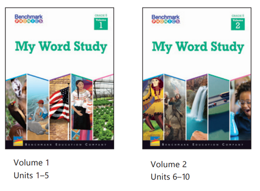 Benchmark Phonics Fifth Grade Box 2: Class Set of Student Books